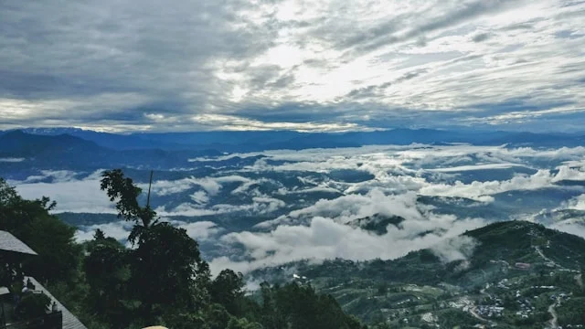 Nargarkot view after monsoon rainfall