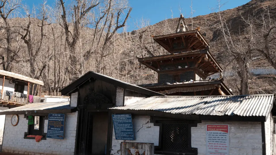 Muktinath Temple in Nepal is sacred to Hindus and Buddhists alike. Discover the 108 water spouts, eternal flame, Shaligram fossils, and why both traditions revere this Himalayan pilgrimage site.